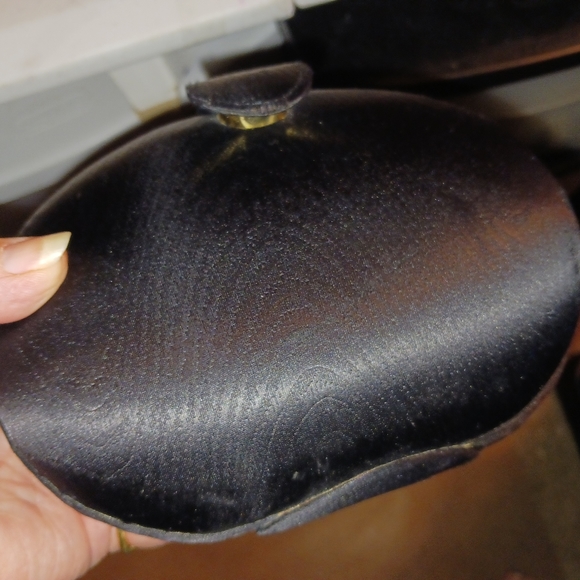 Whiting & Davis Black Satin Crossbody and/or Clutch - Picture 13 of 13